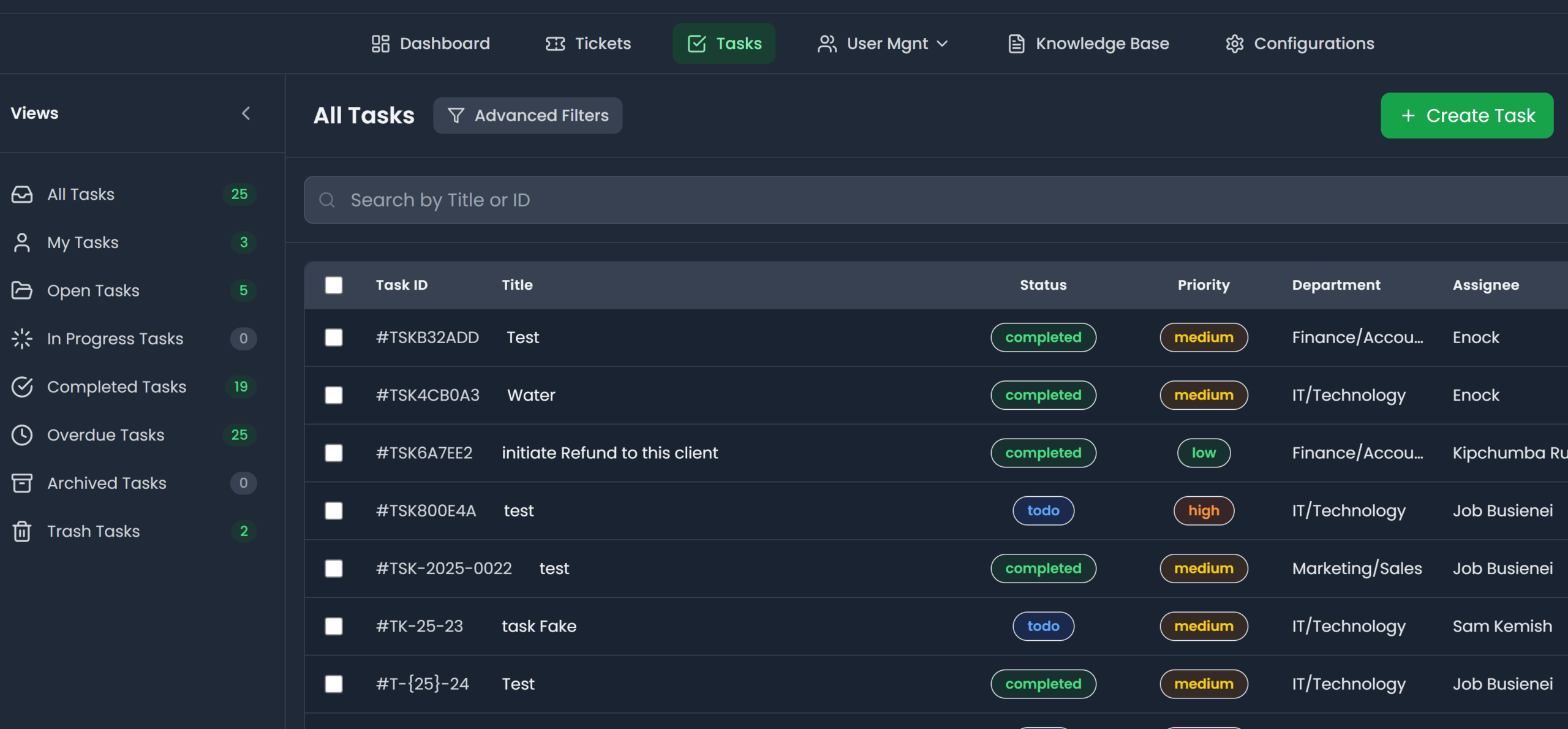 SafariDesk knowledge base article management